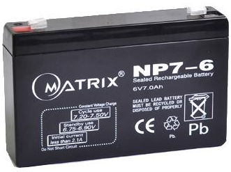 Matrix矩陣蓄電池NP7-6（6